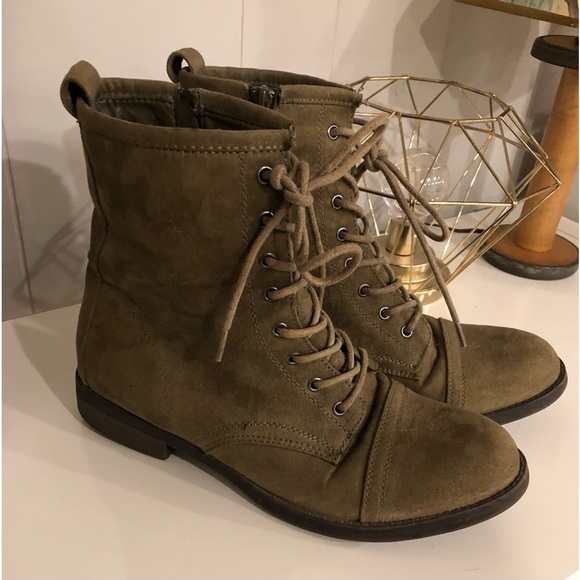 lace up fabric boots size 10 - Picture 11 of 11